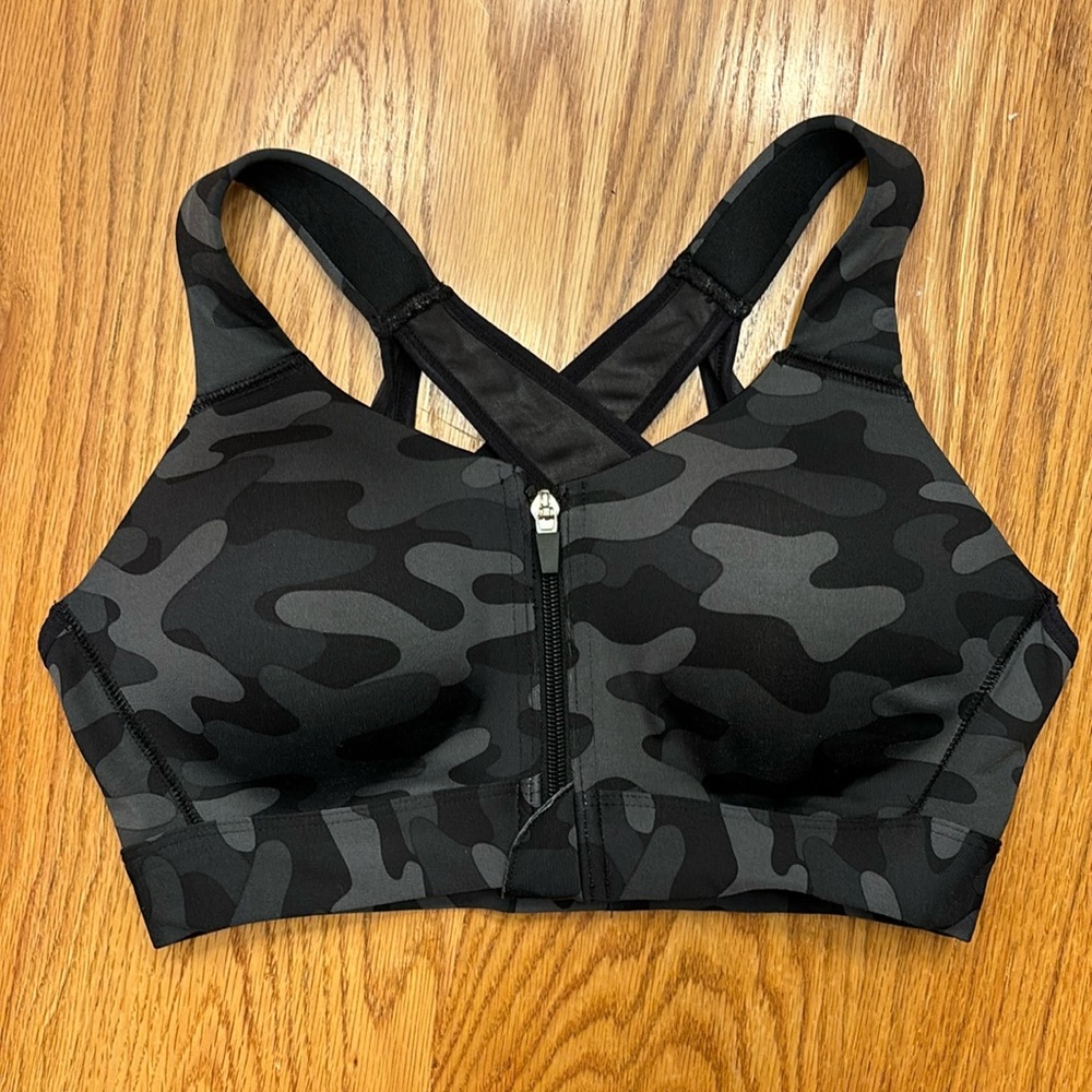 Grey-Camo Sports Bra-Never Been Worn
